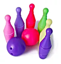 Juego De Bolos Niña Y Niño De 8pcs 22cm Didactico Boy Toys 