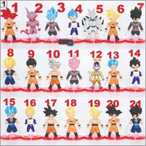 10pcs Miniaturas Dragon Ball (escolha Pelo Quadro E Número)