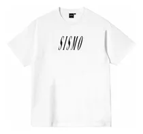 Remera Hombre Sismo Jersey Peinado Madrid Tee Blanco 2136