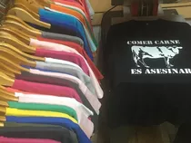 10 Remeras Algodon Estampa Personalizada Diseños Full Color