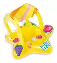 Boia Baby Bote Kiddie Frutas Para Bebê Com Cobertura Intex