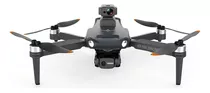 Drone Kfplan Kf106 Max Con Dual Cámara Hd Gris Oscuro 3 Baterías