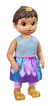 Boneca Baby Alive Princesa Ellie Grow Up Morena - Hasbro