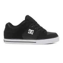 Tenis Dc Shoes Pure Color Black/black/white(blw) - Adulto 9.5 Us