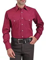 Camisa Vaquera Hombre Clásica  Mariscal En Corte Americano