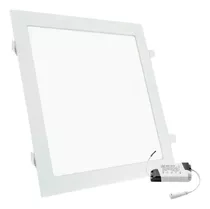 Plafon Luminária Led Embutir 30x30 Quadrado Branco Frio 6000k/6500k 25w