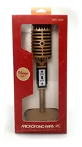 Microfono Vintage P/pc Dorado Mic2030