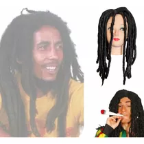 Peluca Larga Rastas Estilo Bob Marley Rastafari Reggae
