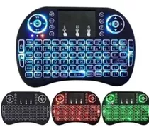 Mini Teclado Bluetooth Retroiluminado Para Smart Tv, Pc, Box