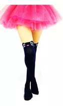 Calceta Media Larga Over Knee Lolita Sexy Japonesa Gato 1