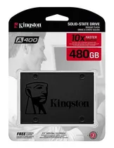 Disco Estado Solido Kingston 480gb Ssdnow A400 Sata Iii 2.5