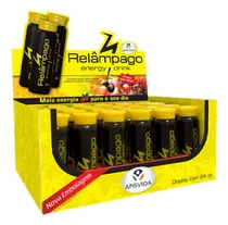 Energético Relâmpago 24 Frascos De 10ml  Energy Drink