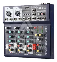 Consola Yamaha 4 Canales Mixer Mezclador Efectos Sonido Dj