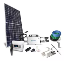 Usina Solar Completa 8 Placas Energia + Micro Inversor Solar