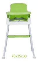 Silla De Comer Para Bebe Booster 3 En 1 Plegable Briccone Color Verde