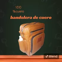 Bandolera De Cuero 100% Cuerocolor Disponible Negro Y Café 