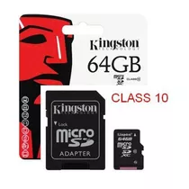 Memoria Micro Sdxc 64gb Kingston Sdc10g2/64gb Class 10 3,0