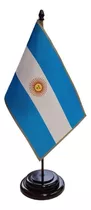 Mástil Escritorio Madera-bandera Argentina Calidad Premium