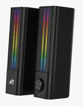 Caixa De Som Gamer Bluetooth Computador Pc Led Rgb 10w Usb