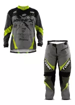Kit Roupa Motocross Conjunto Calça Camisa Insane X Infantil