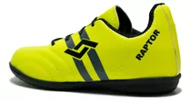 Botines Futsal Raptor Amarillo Fluor Fab913af (27-34)