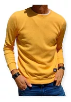 Sweater Hombre Clásico Cuello Redondo Ideal Media Estación