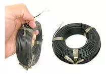 100m Cabinho Flexivel 22awg = 0,30mm Preto