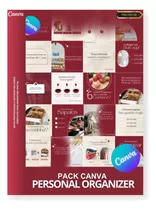 Pack Canva Personal Organizer - Artes Profissionais 