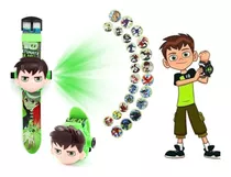 Reloj Proyector 3d Ben 10 Imágenes Niños