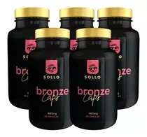 5x Bronzeador Oral - 60 Cápsulas Urucum (compre 4, Ganhe 1)