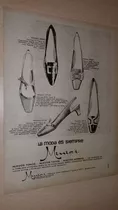 P278 Clipping Publicidad Zapatos Dama Minici Año 1966