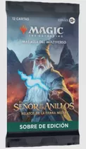 Magic Lord Of The Rings Set Boosters Pack De 5 En Español