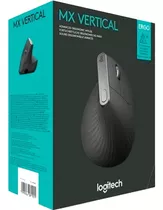 Mouse Logitech Mx Vertical Wireless Recargable Color Negro