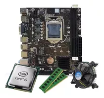 Kit Processador I5 + Placa Mae H61 1155 + 8gb Ddr3 1600mhz