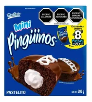 Cajilla Mini Pinguino Marinela 8 Piezas 200g