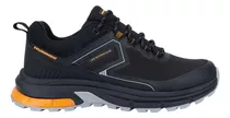 Zapato Choclo Hiker Hummer 101m Negro Y Amarillo Para Hombre