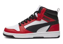 Zapatilla Puma Puma Rebound V6 Mid Jr  Rojo Joven