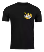 Camiseta Algodão Dados Geek Nerd Jogos Game Rpg Fire