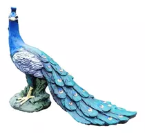 Estatua Pavo Real Decoración Hormigón Artesanías Myv