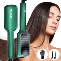 7magic Secadora Cepillo Eléctrico Peine Alaciar Cabello Rizo