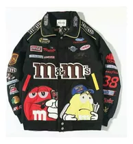 Campera Nascar Racing M&m Retro Black Modelo 2 - 400 Usd