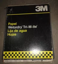 Papel De Lija 3m Original Grano Numero 320-360-400-600