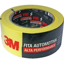 Fita Crepe Automotiva De Alta Performance 48mm X 40 Metros Cor Amarelo