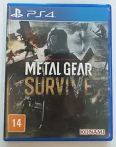 Jogo Metal Gear - Survive Ps4 - Mídia Fisica (usado)