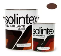 Pintura Esmalte Castaño Brillante 520 Gal Solintex