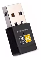 Adaptador Wifi Usb Ac Doble Banda Dual 2.4 Y 5 Ghz + Rapido
