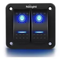 Nilight 90106b Panel De Interruptores Basculantes De 2 Banda