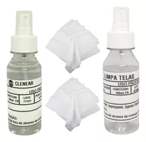 Limpa Tela + Álcool Isopropílico 99,8% Puro Limpeza Placa