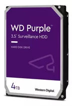 Disco Duro Wd Videovigilancia 4tb 3.5 Sata Purple Wd43purz Color Púrpura