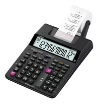 Calculadora Casio Con Impresora Modelo Hr100 Rc 12 Digitos Color Negro